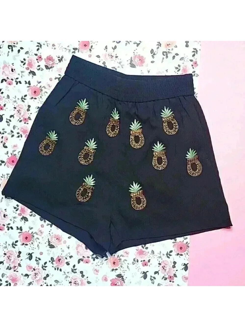 H&M Pineapple Shorts